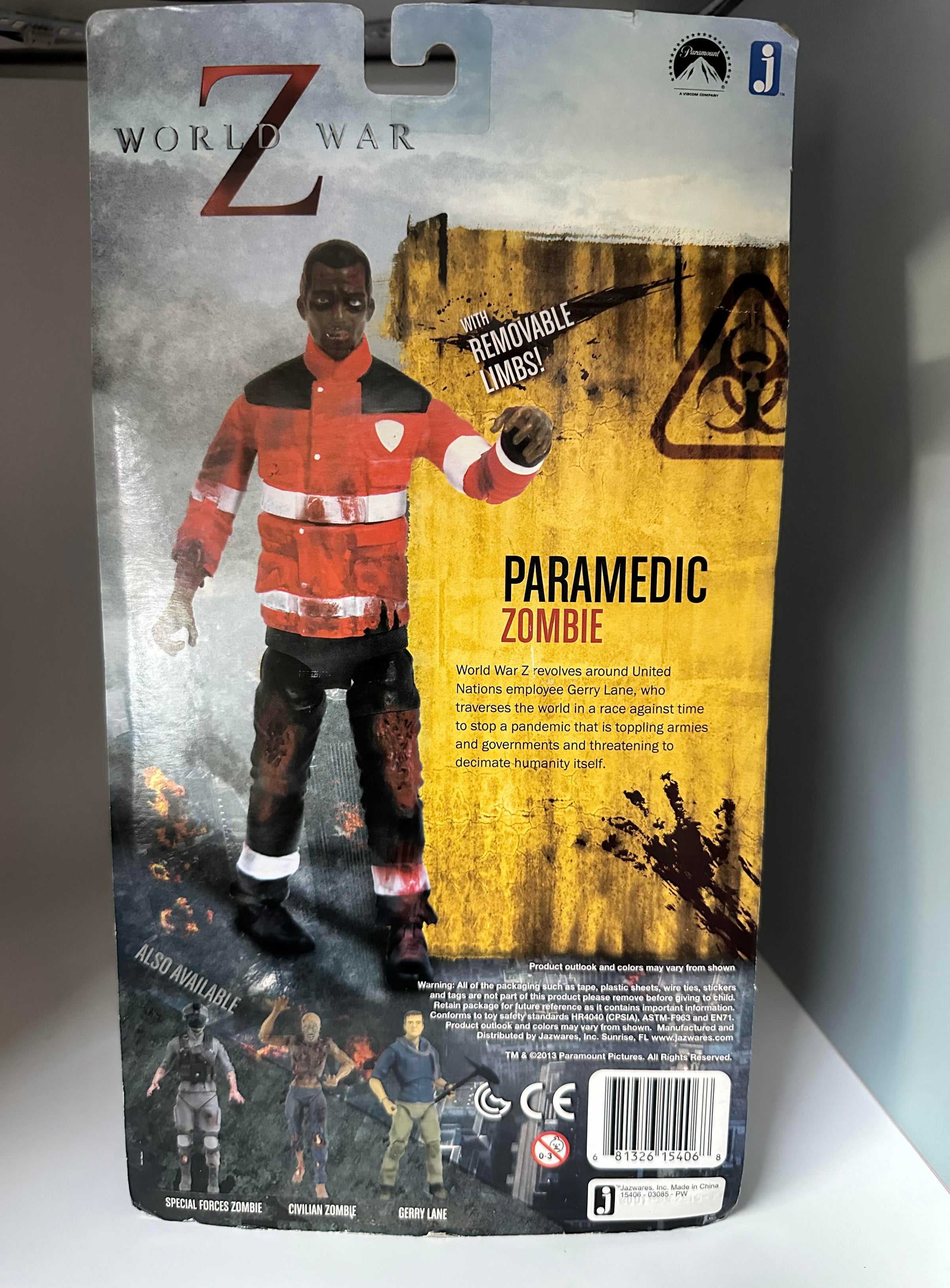 Paramedic Zombie, World War Z- 6 | WALKING DOWN MEMORY LANES
