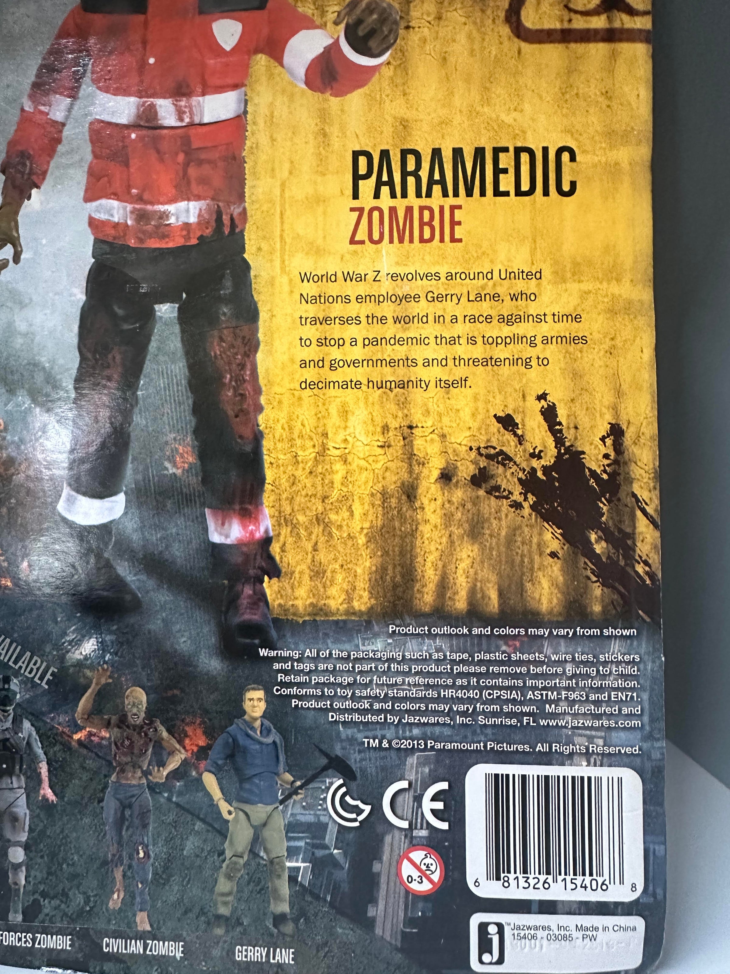 Paramedic Zombie, World War Z- 6 | WALKING DOWN MEMORY LANES