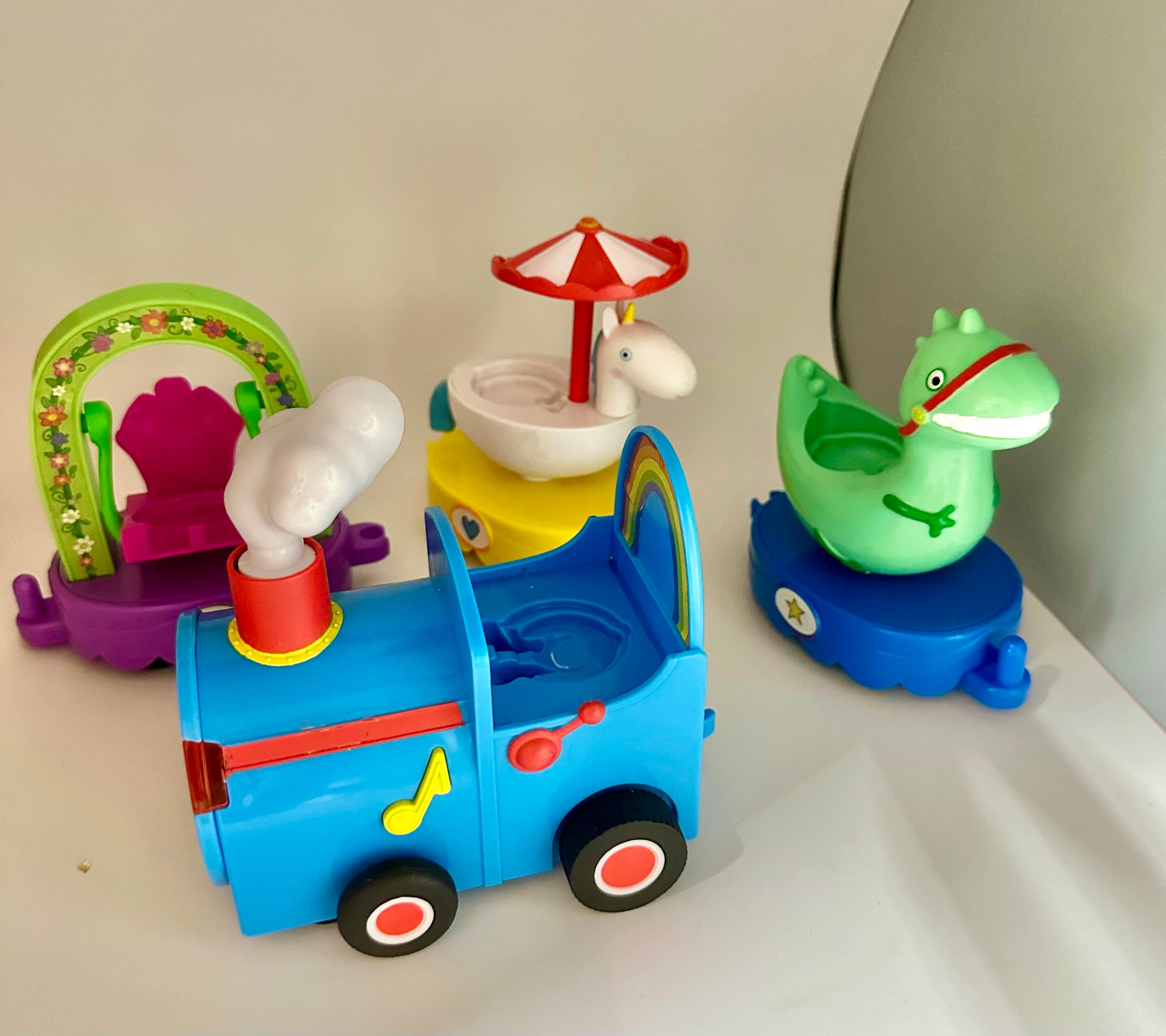 Magical Parade Train Peppa Pig Jazwares WALKING DOWN MEMORY LANES